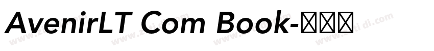 AvenirLT Com Book字体转换